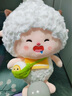 歐因喜羊羊灰太狼玩偶公仔美懶羊羊娃娃抱枕毛絨玩具女生兒童生日禮物 美羊羊 50厘米 曬單實(shí)拍圖
