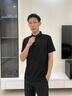 SHANSHAN短袖t恤男夏季2025新款POLO領(lǐng)彈力打底衫男士商務(wù)休閑衣服 曬單實(shí)拍圖