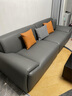真皮沙發(fā)現代簡(jiǎn)約客廳大小戶(hù)型頭層牛皮三人位輕奢皮沙發(fā)帆船組合 1.2米-單人位 高彈海綿座包 曬單實(shí)拍圖
