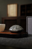 妙蓮天香 林心如大師 汝窯龜殼茶寵擺件開片可養(yǎng)茶玩送禮推薦茶道茶具配件 S43-029A 黑冰花-富甲一方 【禮盒裝.含證書】 曬單實(shí)拍圖