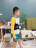 安踏（ANTA）兒童護(hù)腰帶男童女童青少年專用夏季固定保護(hù)腰椎支撐腰圍腰托腰帶 靜謐灰【五支撐條/可調(diào)加壓】 M（體重70-100斤） 曬單實拍圖