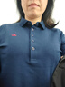 Navigare意大利小帆船女簡(jiǎn)約通勤翻領(lǐng)T恤短袖POLO衫2325525514 深藍(lán) L  曬單實(shí)拍圖