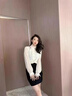 DGOV蕾絲打底衫立領(lǐng)雪紡襯衫女士小衫2025新款秋春小香風(fēng)內(nèi)搭洋氣上衣 米白色常規(guī) M 【96-105斤】 曬單實拍圖