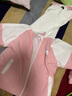 G.DUCKKIDS小黃鴨女童外套春秋2024新款兒童外套加絨加厚女孩衣服洋氣夾克 粉色春秋款 0479款 100 尺碼2~3歲【 90-100cm】 曬單實(shí)拍圖