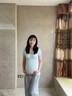 Mom Jane哺乳短袖t恤孕婦睡衣喂奶上衣莫代爾夏季薄款月子家居服免穿內衣 淺綠色-附贈罩杯-涼感天絲莫代爾 L【110斤-125斤】 曬單實(shí)拍圖
