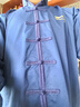 李寧（LI-NING）太極服男女秋冬季加絨加厚牛奶絲八段錦練功服中老年太極拳武術(shù)服 加絨-藏青色(新版開(kāi)衫圓領(lǐng)雙側兜) XL身高175-180cm體重160-180斤 曬單實(shí)拍圖