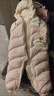 巴拉巴拉嬰兒連體衣假兩件羽絨服冬裝2024外出抱衣造型加厚萌208424120209 曬單實(shí)拍圖