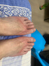 HKNS泰國(guó)星馬人拖鞋男夏越南沙灘人字拖鞋橡膠厚底帽象大象夾腳板拖鞋 【白底綠帶】 10.5 號(hào)-41-42 曬單實(shí)拍圖