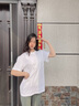 莫代爾200g新疆棉短袖t恤重磅純棉打底衫情侶男女夏季2025新款內(nèi)搭上衣 白色 2XL 145-160斤 曬單實拍圖