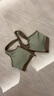 耐克NIKE【滔搏運動】女子AS W NK DF SWSH MS FZ BRA GCEL運動內(nèi)衣 HV4878-377 L 曬單實拍圖