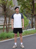 Calvin Klein運動【吸濕速干】25春夏男士ck戶外跑步透濕運動短褲GMS5S846 UB1-太空黑 L 曬單實拍圖