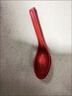佰匠夢(mèng)黑紅A5密胺勺仿瓷餐具彎勾勺子塑料勺小湯勺平底調羹湯匙餐勺帶勾 食品級【A5密胺】黑紅【5個(gè)裝】 曬單實(shí)拍圖