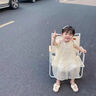 女童夏裝連衣裙2025新款夏天裙子兒童露肩公主裙小女孩夏季雪紡裙 氣質(zhì)露肩裙 140 150碼建議身高CM左右 曬單實拍圖