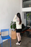 CAMILA KSENIA德訓鞋女士2025新款休閑百搭夏季爆款小白鞋時(shí)尚平底鞋經(jīng)典板鞋子 米紅色 37 曬單實(shí)拍圖