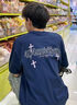404MOBGANG痞帥高街十字架印花半袖男夏季ins純棉重磅復古潮流短袖T恤 黑色 XL 曬單實(shí)拍圖