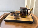 京厽精工耐熱玻璃功夫茶杯套裝主人杯茶盞家用喝茶小杯子 透明辰安壺 均碼 曬單實拍圖