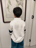 迪士尼（Disney）男童衛(wèi)衣春秋襯衫新款兒童T恤翻領POLO衫中大童長袖洋氣打底衫 藏青色 春秋款 110 曬單實拍圖