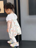 優(yōu)奇小碎花女寶寶公主裙夏季薄款莫代爾嬰兒夏裝裙子一周歲連衣裙 兔兔花園 90 曬單實(shí)拍圖