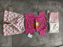 【純棉兒童套裝】?jì)和绦涮籽b純棉夏季男女童T恤服裝 滿(mǎn)花西瓜 65#/100cm(建議身高90-100cm) 曬單實(shí)拍圖