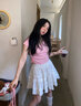 翊尚美白色半身裙女2025夏季新款高腰芭蕾風短裙小個子法式a字蛋糕裙 白色 【月光奶油蕾絲款】 L 【推薦111-125斤】 曬單實拍圖