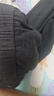 藍地（LANDI）深灰色軟糯舒適休閑直筒闊腿褲女含羊絨真絲冬新品 深灰色 L 曬單實拍圖