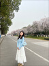 蝶嬌諾（DIEJIAONUO）連衣裙子女裝2025年春季新款純欲風(fēng)甜辣妹韓系氛圍感穿搭女套裝 假兩件上衣+裙子 S 曬單實拍圖