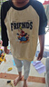 迪士尼（DISNEY）男童棉質(zhì)長袖T恤兒中大童撞色吸汗打底衫上衣25春DB431AE01米150 曬單實(shí)拍圖
