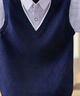 U.S. POLO ASSN.背心男秋季保暖針織V領(lǐng)無袖背心馬甲男純棉內(nèi)搭上衣 曬單實拍圖