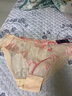 CKPED4條裝蕾絲女士少婦內(nèi)褲女性感純棉襠刺繡無痕全透明中低腰三角褲 835紫白+粉+深紫+膚 M 腰圍1尺7-2尺1【80-100斤】 曬單實拍圖