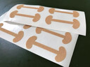 甲溝炎矯正器甲溝炎墊片正甲貼片甲蓋內嵌神器隔離腳趾甲填充墊片 40貼/10張【矯正嵌甲 不扎肉】 曬單實(shí)拍圖