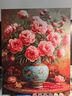 自油自畫(huà)diy數字油畫(huà)花卉手工填色畫(huà)解壓手繪油彩畫(huà)diy數字填色裝飾畫(huà)掛畫(huà) 錦上添花 40*50cm 繪畫(huà)套裝+畫(huà)框 曬單實(shí)拍圖