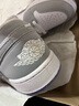 耐克（NIKE）【潮】Air Jordan aj1板鞋男女情侶新款低幫休閑運(yùn)動籃球鞋休閑鞋 DC0774-105 煙灰白 男女同款 42.5 曬單實(shí)拍圖
