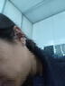 蔓笙純999足銀線條愛心耳線女養(yǎng)耳洞睡覺免摘小眾耳墜2025新款耳飾 一對 曬單實(shí)拍圖