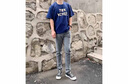 吉普（JEEP）美國正品Jeep夏季薄款小腳牛仔褲男士修身直筒復古潮流休閑長褲子 1982灰色 薄款 【官方正品】 33 推薦體重150-160斤 曬單實拍圖