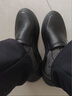 VOLO犀牛休閑鞋一腳蹬商務(wù)休閑皮鞋男戶(hù)外透氣科技軟底緩震套腳鞋 黑色 【爆米花科技大底】 41 曬單實(shí)拍圖