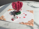 泓述七夕情人節表白3d立體生日賀卡手寫(xiě)創(chuàng  )意浪漫禮物情侶愛(ài)心手工卡片ins風(fēng)送女朋友 情人節愛(ài)情樹(shù) 曬單實(shí)拍圖