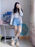 依思 Q（exull）厚底洞洞鞋女2025新款夏季透氣輕便包頭涼鞋女防滑耐磨涼拖鞋女 米綠-明亮彩虹 37-38 曬單實拍圖
