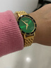 左微沙（JOWISSA）瑞士原裝女表時(shí)尚經(jīng)典羅馬刻度防水輕奢石英表紅色小金表生日禮物 風(fēng)漾綠J2.292.S 曬單實(shí)拍圖