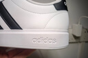 阿迪達斯（adidas）男鞋 秋季新款經(jīng)典三條紋運動鞋低幫休閑鞋防滑板鞋耐磨籃球鞋男 皮面潮鞋/店長主推 42 曬單實拍圖