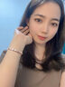 Jay 新中式竹節(jié)手鐲仿貓眼石手飾女竹子手飾七夕情人節(jié)禮物送女友 曬單實(shí)拍圖