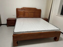 碧約廣東佛山東莞龍江金花梨木實(shí)木床品牌菠蘿格榫卯雙人床主臥1.8米 床+2個(gè)床頭柜 1800mm*2000mm x 榫卯結構 曬單實(shí)拍圖
