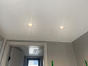 歐普照明led防眩光筒燈窄邊框客廳吊頂無主燈嵌入式三色天花燈過道燈 黑杯（白光6000K）深防眩筒燈 10w-開孔70-80cm 曬單實(shí)拍圖