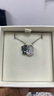施華洛世奇（SWAROVSKI）新品女黑白雙色愛(ài)心抱抱天鵝項(xiàng)鏈精致輕奢飾品生日520禮物送女友 5705721 曬單實(shí)拍圖