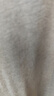 浪莎保暖上衣黑色半高領(lǐng)打底衫女春夏內(nèi)搭抑菌防螨長袖中領(lǐng)冬薄款T恤 曬單實拍圖