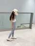翊尚美女童打底褲春秋2025新款速干外穿兒童瑜伽褲中大童修身顯瘦鯊魚褲 煙灰色 夏季款 130 【推薦身高120-130cm】 曬單實拍圖