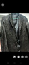 埃萊森真皮皮衣男西服皮外小西裝韓版帥氣男裝春秋新款高檔綿羊皮夾克男 黑色 L 體重110左右 曬單實拍圖