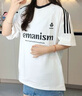 LEMANISM短袖男t恤夏季美式復(fù)古運動體恤衫女寬松休閑上衣情侶裝寬松百搭 白色 M 曬單實拍圖