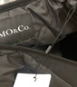 MO&Co.羽絨服新中式設計感緞帶合襟寬松黑色白色輕暖摩安珂 黑色 S 160 曬單實(shí)拍圖