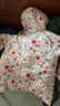 戴維貝拉（DAVE＆BELLA）寶寶連帽外套女童夾棉棉服連帽小童外衣幼兒棉衣兒童上衣冬季新款 粉底印花【現(xiàn)貨】 130 cm（建議身高120-130cm） 曬單實拍圖