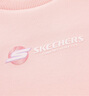 Skechers斯凱奇兒童舒享運動休閑套頭衛(wèi)衣P125K008 淺鳳仙花粉02P1 130  曬單實拍圖